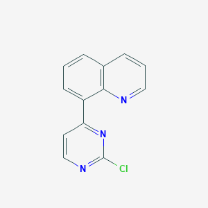 2-Chloro-4-(quinolin-8-yl)pyrimidine