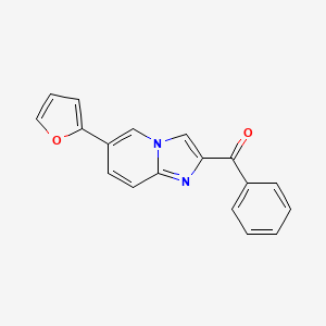 [6-(Furan-2-yl)imidazo[1,2-a]pyridin-2-yl]-phenylmethanone