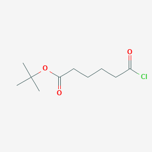 molecular formula C10H17ClO3 B13868161 Tert-butyl 6-chloro-6-oxohexanoate 