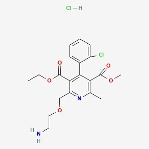 molecular formula C20H24Cl2N2O5 B13868162 Dehydro Amlodipine Hydrochloride 