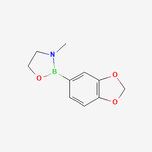 2-(1,3-Benzodioxol-5-yl)-3-methyl-1,3,2-oxazaborolidine