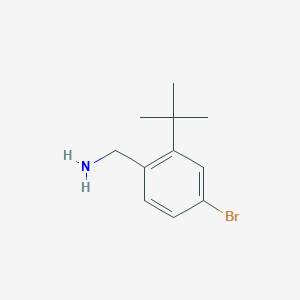 (4-Bromo-2-tert-butylphenyl)methanamine