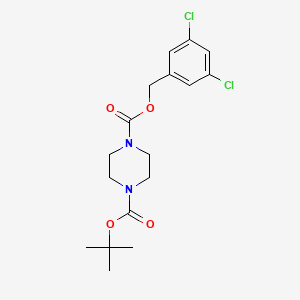 1-tert-Butyl 4-(3,5-dichlorobenzyl) piperazine-1,4-dicarboxylate