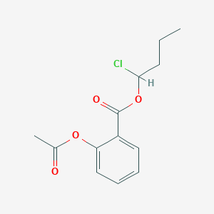 1-Chlorobutyl 2-acetyloxybenzoate