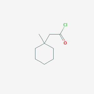 molecular formula C9H15ClO B13868354 2-(1-Methylcyclohexyl)acetyl chloride 