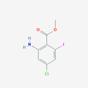 Methyl 2-amino-4-chloro-6-iodobenzoate