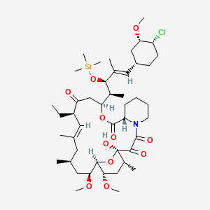 molecular formula C46H76ClNO11Si B13868430 O-TMS Iso-pimecrolimus 