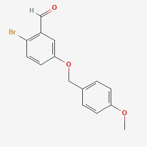 5-(4-Methoxybenzyloxy)-2-bromobenzaldehyde