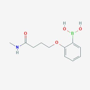 [2-[4-(Methylamino)-4-oxobutoxy]phenyl]boronic acid