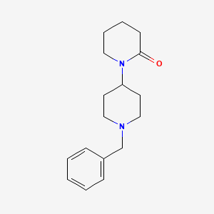 molecular formula C17H24N2O B13868578 1'-Benzyl-1,4'-bipiperidin-2-one 