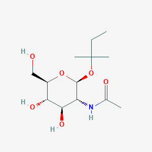 molecular formula C13H25NO6 B1386876 tert-Amyl 2-acetamido-2-deoxy-b-D-glucopyranoside CAS No. 262849-66-1
