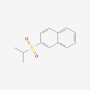 molecular formula C13H14O2S B13868764 2-(Propane-2-sulfonyl)naphthalene CAS No. 72176-73-9