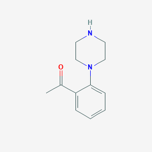 1-(2-Piperazin-1-ylphenyl)ethanone