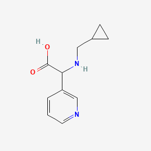 2-(Cyclopropylmethylamino)-2-pyridin-3-ylacetic acid