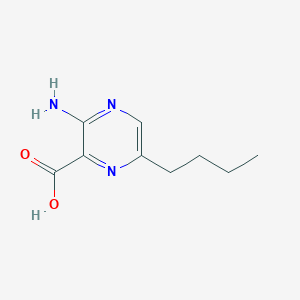 molecular formula C9H13N3O2 B13868781 3-Amino-6-butylpyrazine-2-carboxylic acid 