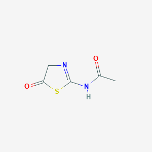 molecular formula C5H6N2O2S B13868848 N-(5-oxo-4H-1,3-thiazol-2-yl)acetamide 