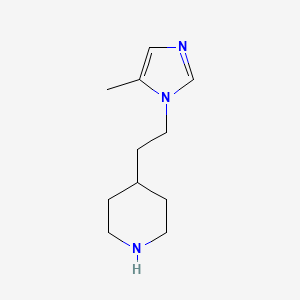 4-[2-(5-Methylimidazol-1-yl)ethyl]piperidine