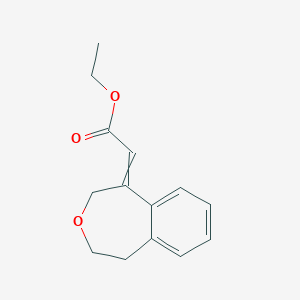 Ethyl 2-(1,2-dihydro-3-benzoxepin-5-ylidene)acetate