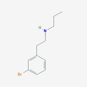 N-[2-(3-bromophenyl)ethyl]propan-1-amine