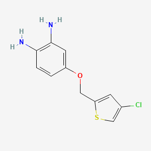 4-[(4-chloro-2-thienyl)methoxy]-1,2-Benzenediamine