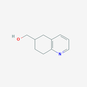 molecular formula C10H13NO B13868931 6-Hydroxymethyl-5,6,7,8-tetrahydroquinoline 