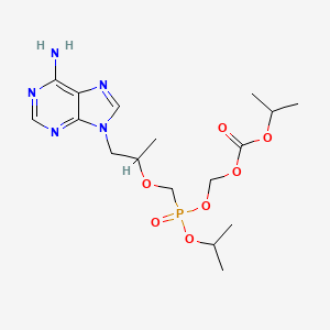 molecular formula C17H28N5O7P B13868945 Tenofovir Disoproxil Fumarate IP Impurity E 