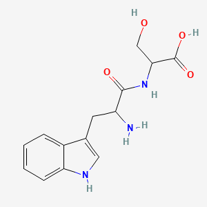 molecular formula C14H17N3O4 B13868963 Tryptophylserine 