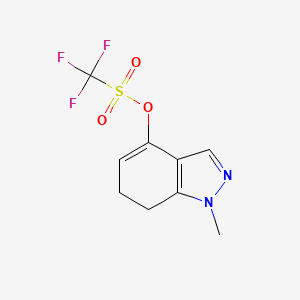 1-methyl-6,7-dihydro-1H-indazol-4-yl trifluoromethanesulfonate