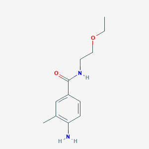 4-amino-N-(2-ethoxyethyl)-3-methylbenzamide