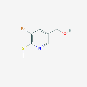 (5-Bromo-6-methylsulfanylpyridin-3-yl)methanol