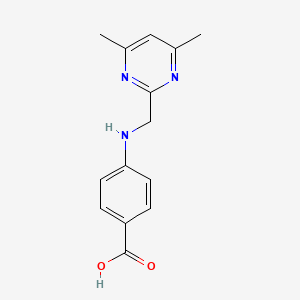 4-[(4,6-dimethylpyrimidin-2-yl)methylamino]benzoic acid