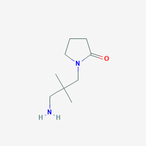 1-(3-Amino-2,2-dimethylpropyl)pyrrolidin-2-one