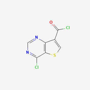 4-Chlorothieno[3,2-d]pyrimidine-7-carbonyl chloride