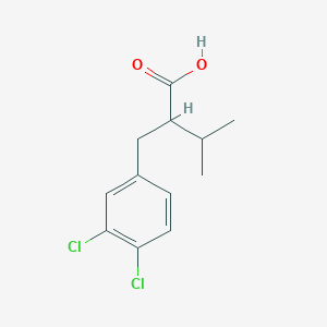 2-[(3,4-Dichlorophenyl)methyl]-3-methylbutanoic acid