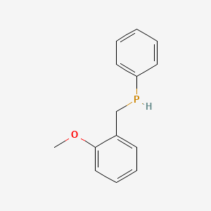 molecular formula C14H15OP B13869044 [(2-Methoxyphenyl)methyl](phenyl)phosphane CAS No. 1485-88-7