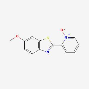 6-Methoxy-2-(1-oxidopyridin-1-ium-2-yl)-1,3-benzothiazole