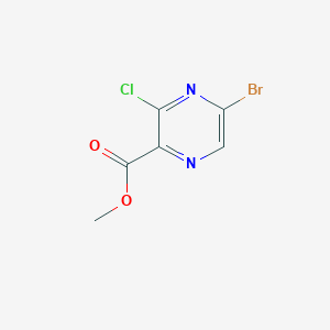 Methyl 5-bromo-3-chloropyrazine-2-carboxylate