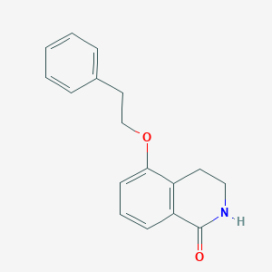 molecular formula C17H17NO2 B13869088 5-(2-phenylethoxy)-3,4-dihydro-2H-isoquinolin-1-one 