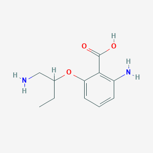 2-Amino-6-(1-aminobutan-2-yloxy)benzoic acid