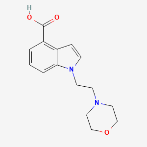 1-(2-Morpholin-4-ylethyl)indole-4-carboxylic acid