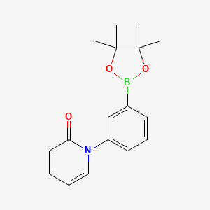 1-(3-(4,4,5,5-tetramethyl-1,3,2-dioxaborolan-2-yl)phenyl)pyridin-2(1H)-one