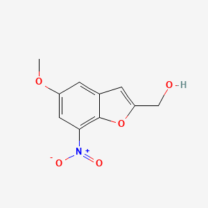 (5-Methoxy-7-nitro-1-benzofuran-2-yl)methanol