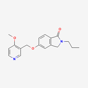 molecular formula C18H20N2O3 B13869203 5-[(4-methoxypyridin-3-yl)methoxy]-2-propyl-3H-isoindol-1-one 