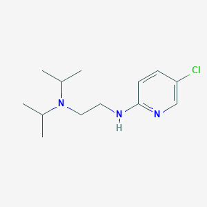 molecular formula C13H22ClN3 B13869217 N-(5-chloropyridin-2-yl)-N',N'-di(propan-2-yl)ethane-1,2-diamine 