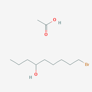 Acetic acid;9-bromononan-4-ol