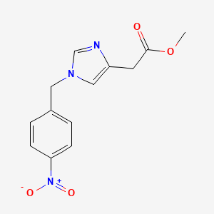 Methyl {1-[(4-nitrophenyl)methyl]-1H-imidazol-4-yl}acetate