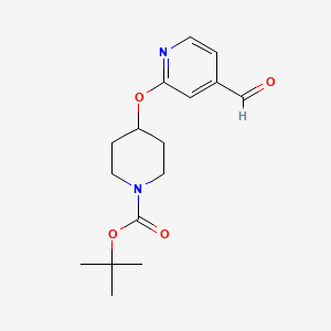 Tert-butyl 4-(4-formylpyridin-2-yl)oxypiperidine-1-carboxylate