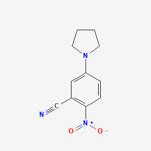 2-Nitro-5-pyrrolidin-1-ylbenzonitrile