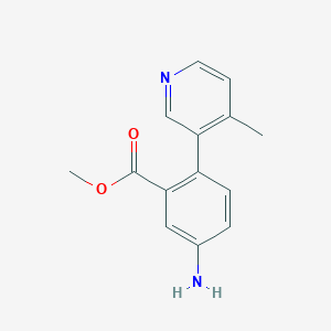 Methyl 5-amino-2-(4-methylpyridin-3-yl)benzoate