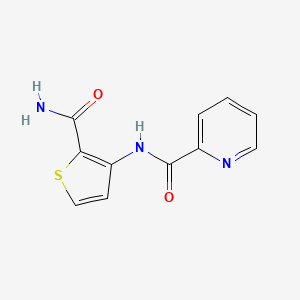 N-(2-carbamoylthiophen-3-yl)pyridine-2-carboxamide